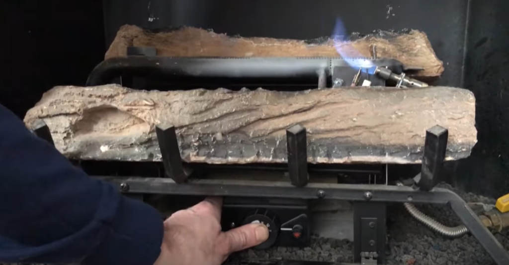 Can you light a gas fireplace without a key?