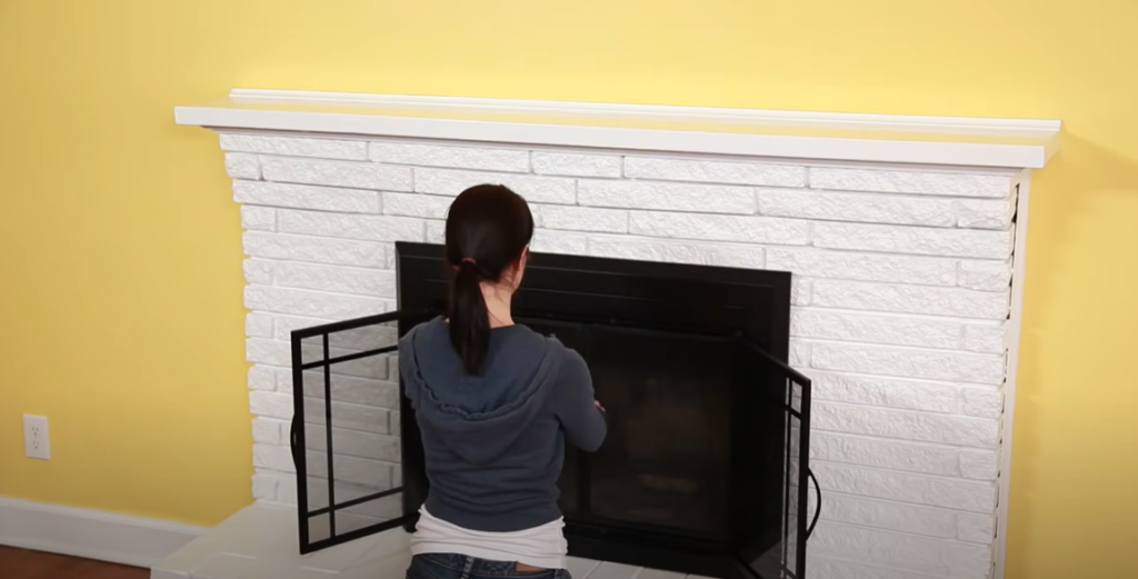 Add a Glass Door to Your Fireplace