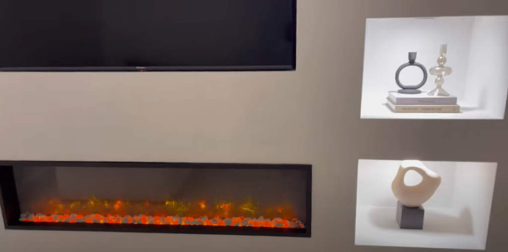 Electric Fireplace Media Cabinet